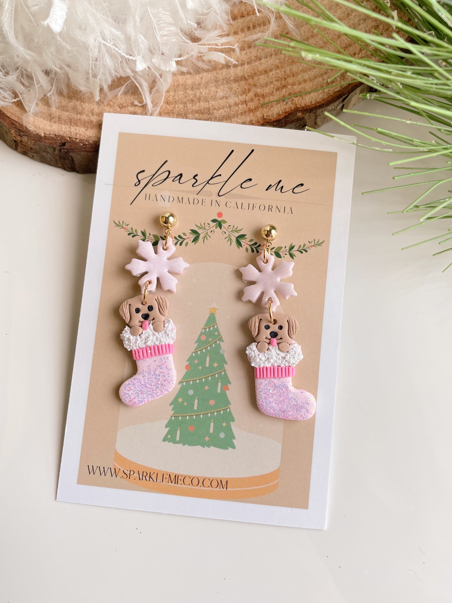 Dog in Stocking Drops