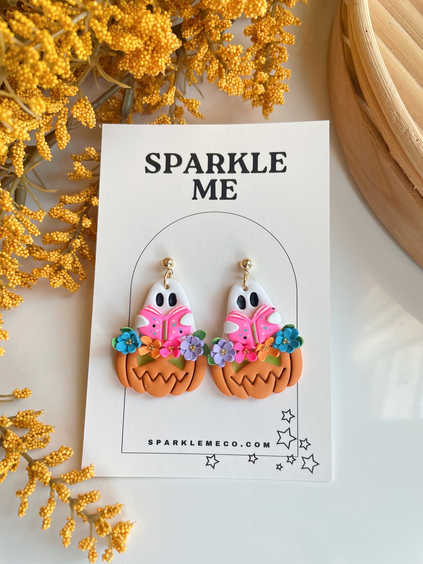 Reading Ghostie Inside Pumpkin Drops
