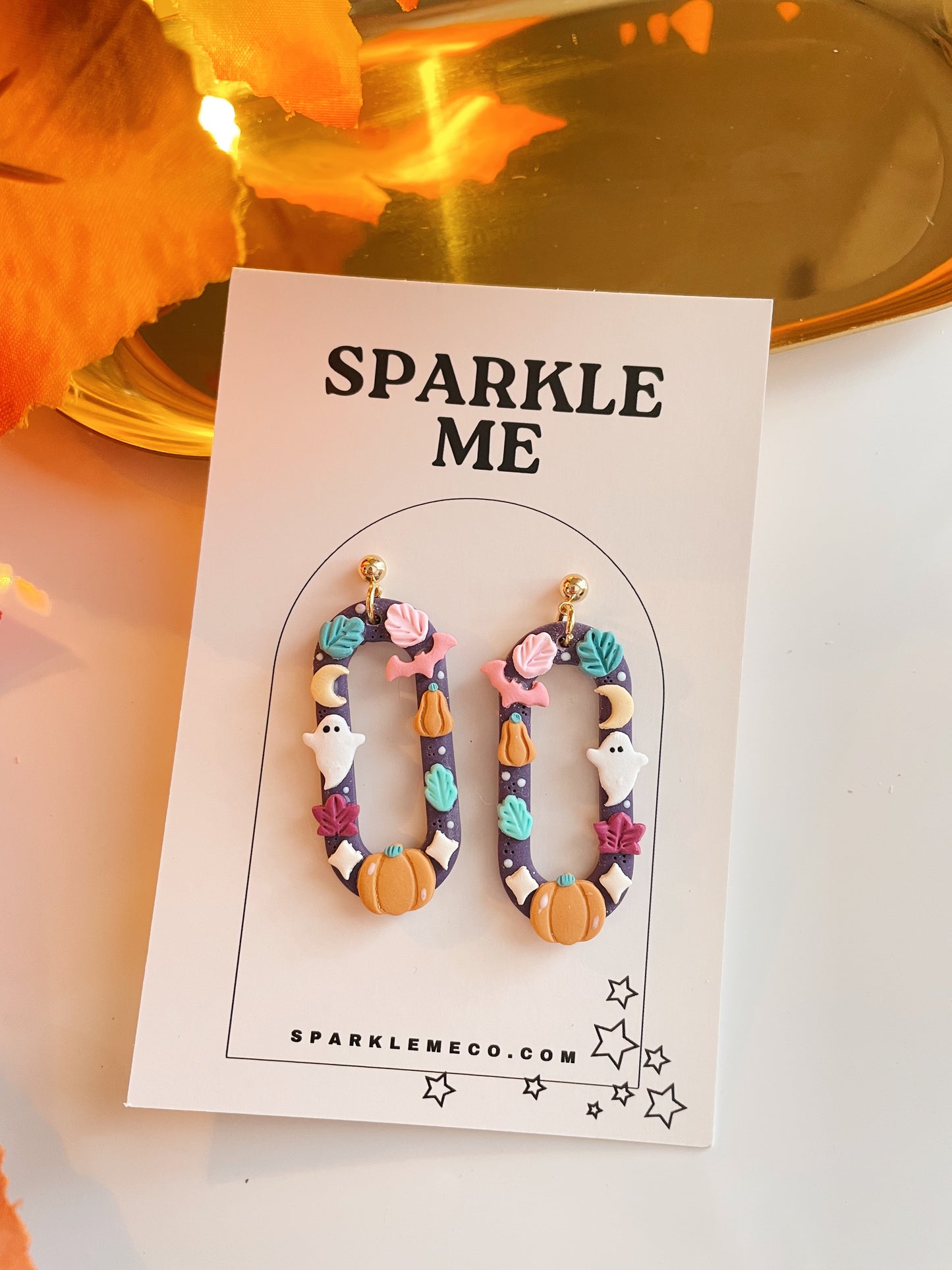 Halloween Oval drops