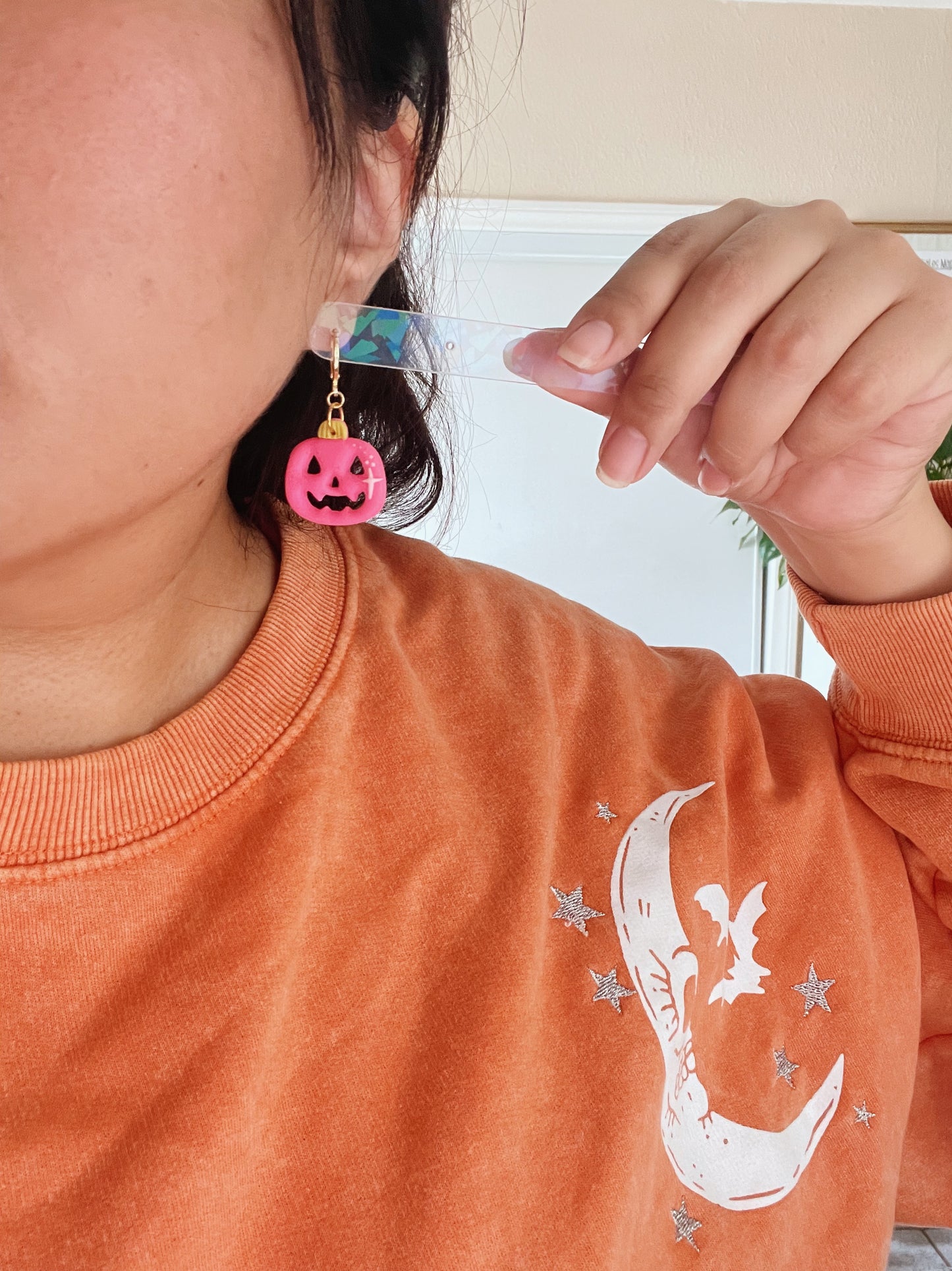 Pink Pumpkin Huggies