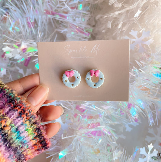 Pastel Wreath Studs