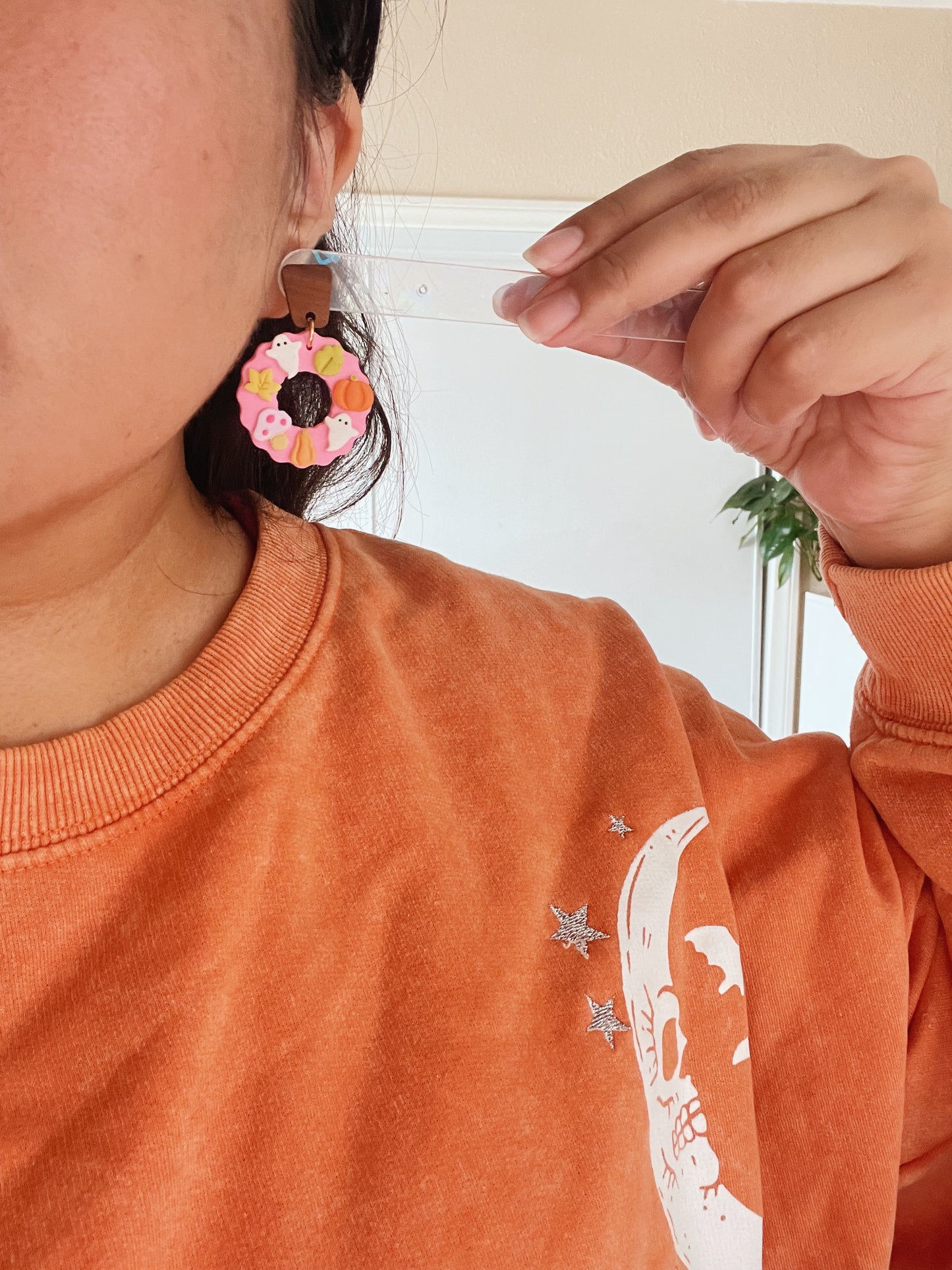 Pink Fall Wreath Drops