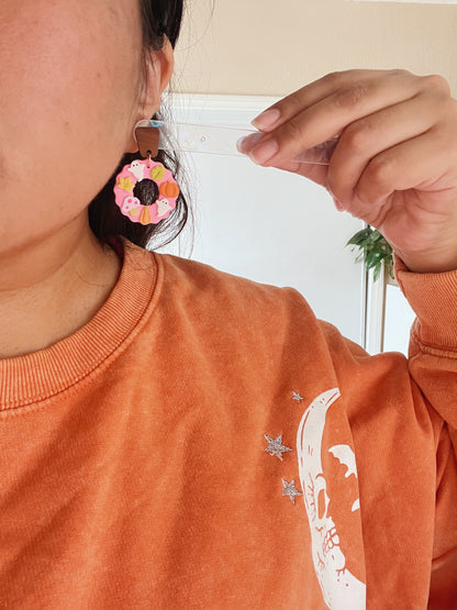 Pink Fall Wreath Drops