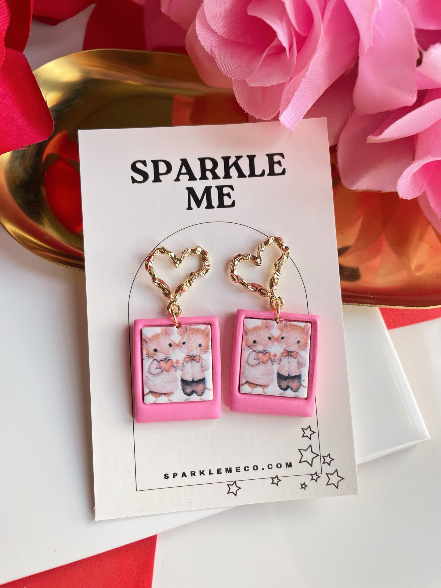 Mice Polaroid Dangles
