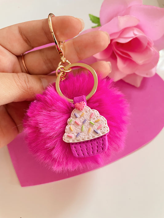 Cupcake Keychain