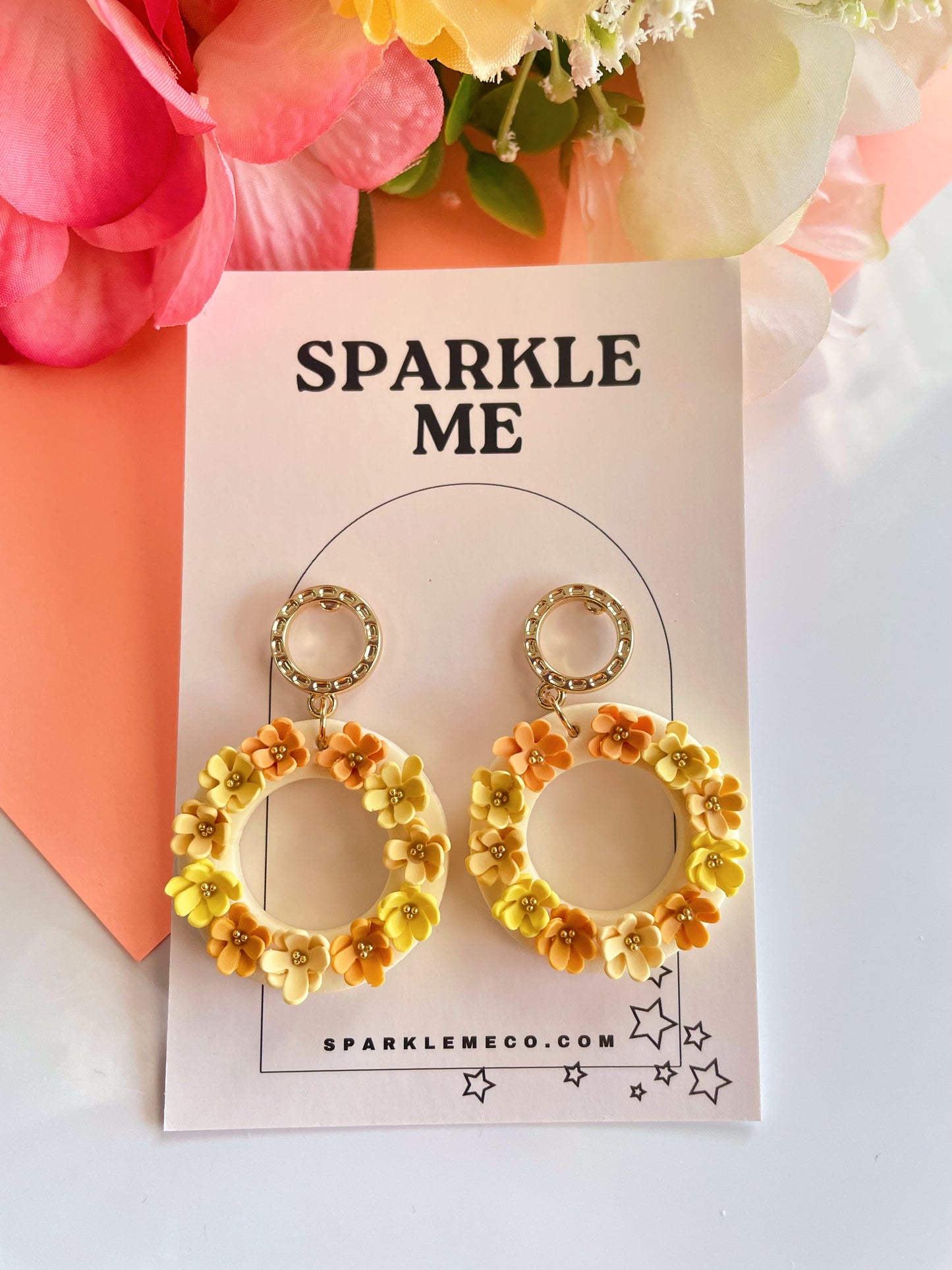Yellow Floral Drops
