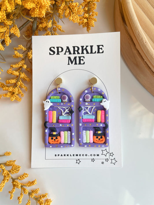 Purple Bookshelf Drops