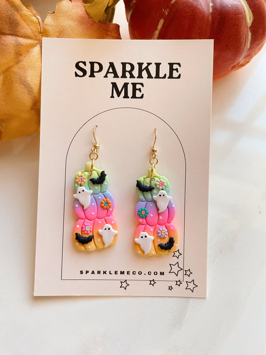 Layered Pumpkin Dangles