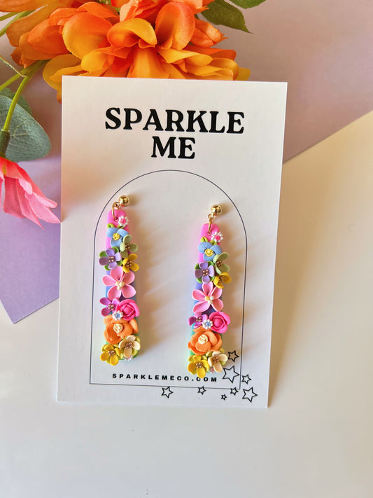 Long Floral Drops