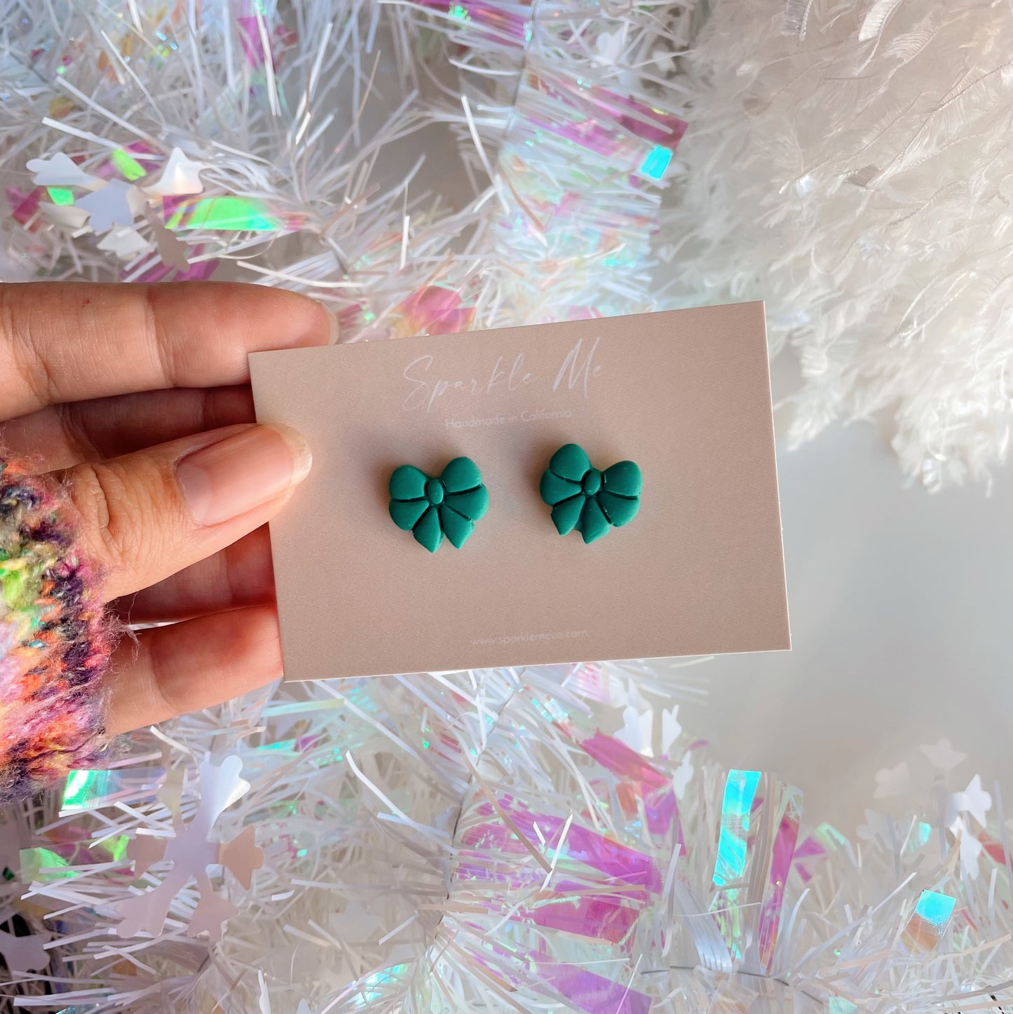 Green Bow Studs