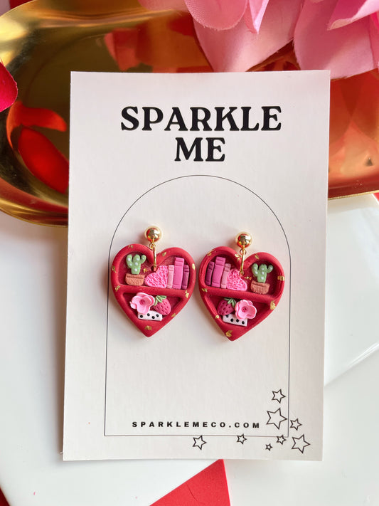Heart Bookshelf Drops