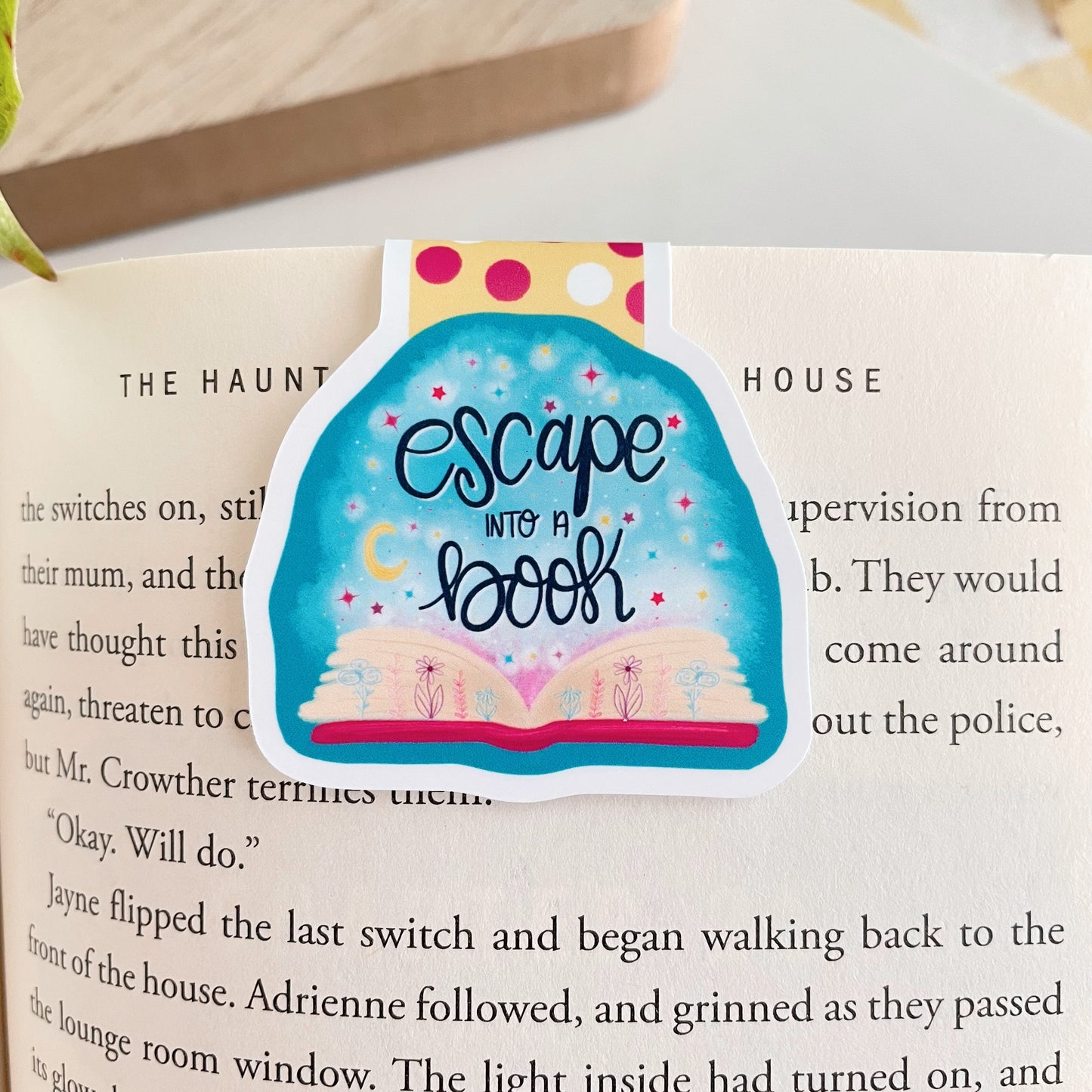 Escape into A Book Bookmark