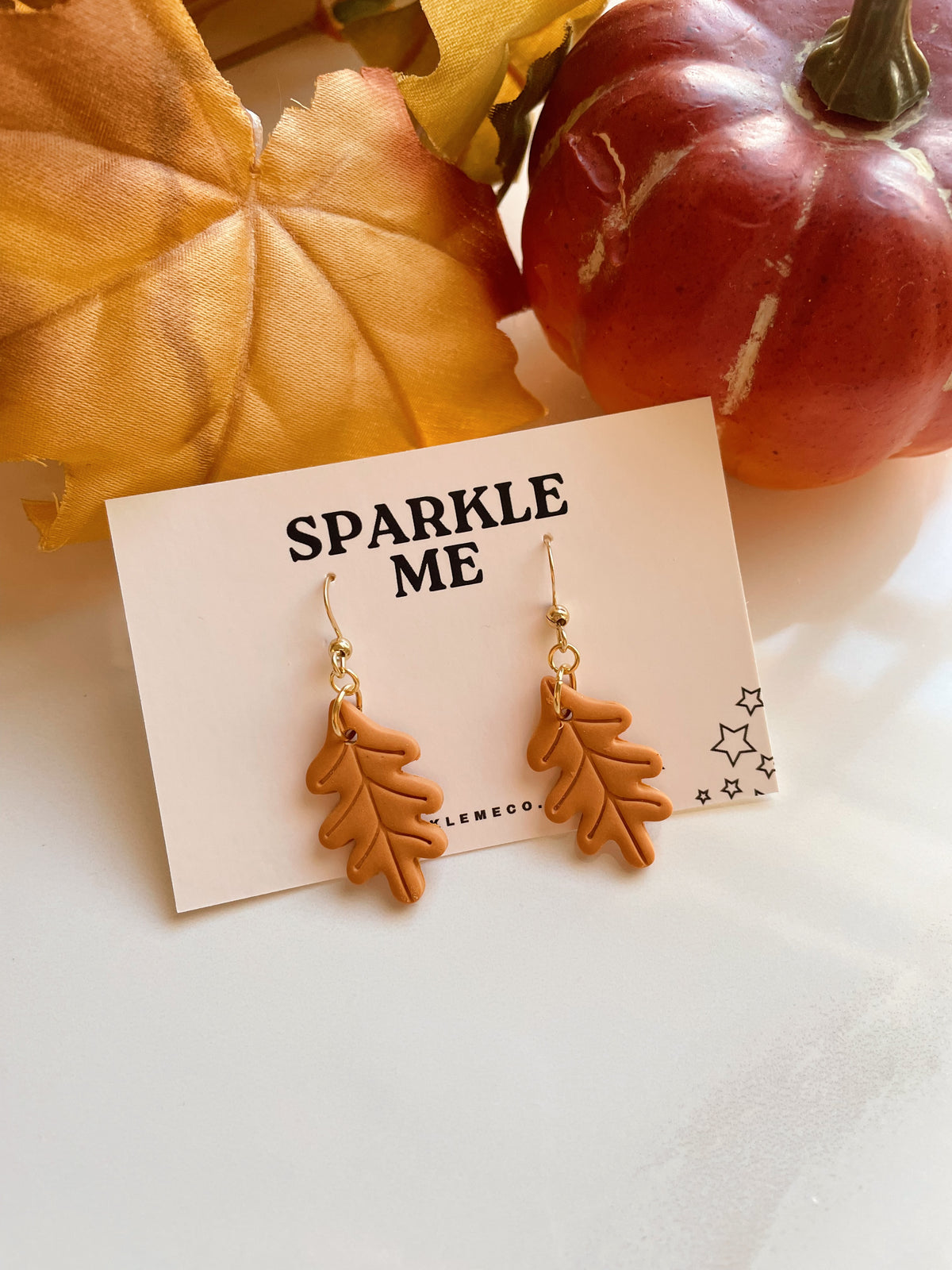 Orange Leaf Dangles